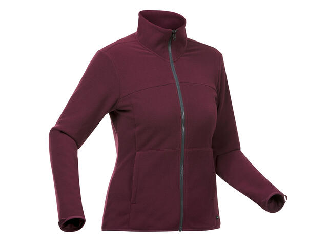 Geacă Impermeabilă 3 în 1 Iarnă Drumeție NH100 0°C Mov Damă - L