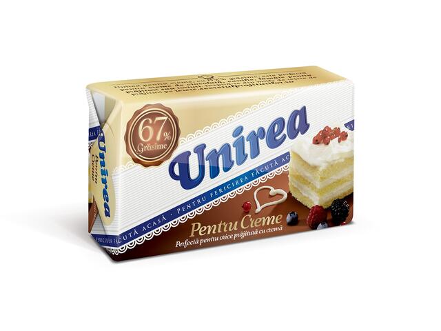 Margarina vegetala pentru creme 67% grasime 250 g Unirea