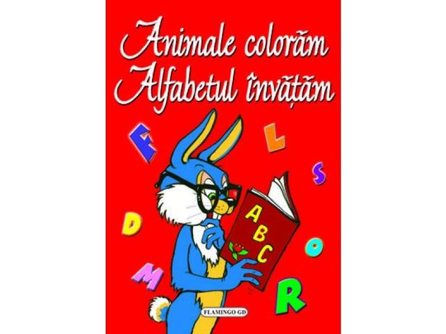 Animale coloram. Alfabetul invatam