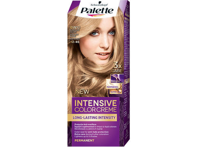 Vopsea De Par Permanenta Palette Intensive Color Creme Bw12 (12-46) Blond Deschis