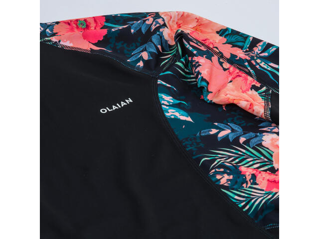 Bluză anti-UV 500 Shiso Negru Fete - 149-159cm12-13A