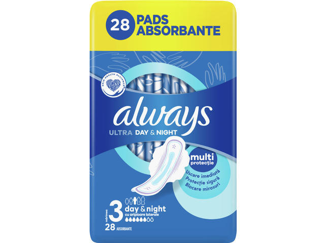Absorbante Always Ultra Night, 28 buc