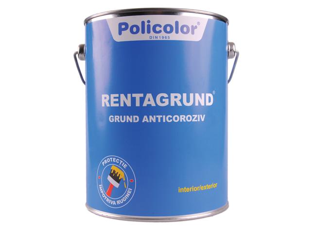 Grund pentru metal Policolor Rentagrund G 5008, interior / exterior, gri, 0,75 L
