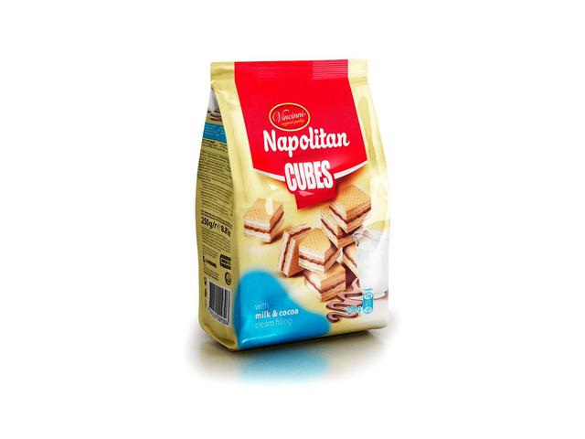 VINICINI NAPOLITANE CUBURI 180GR LAPTE CACAO