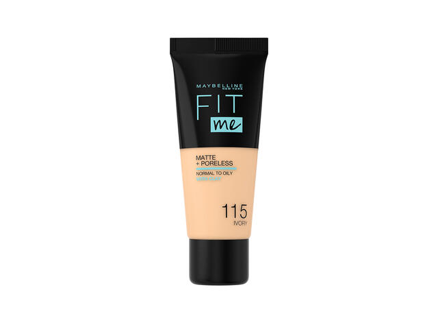 Fond de ten Fit Me Maybelline New York, 115 Ivory, 30 ML