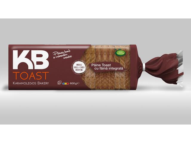 Toast Integrala 600 g, KB