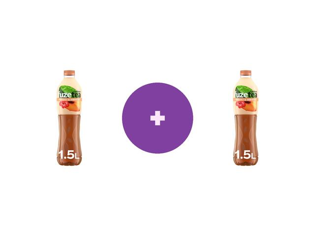 Fuzetea Ceai negru piersici si hibiscus 1.5l, Al 2-lea -50%