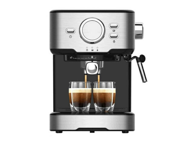 Espressor Studio Casa Duette, 15 bar, 1.5 litri, 850 W, Argintiu / Negru