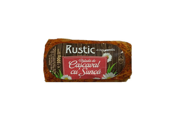 Rulada de cascaval cu sunca Rustic, 300 g