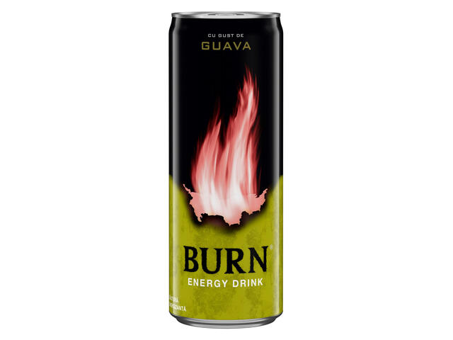 Bautura energizanta cu gust de guava Burn, 0.25 l