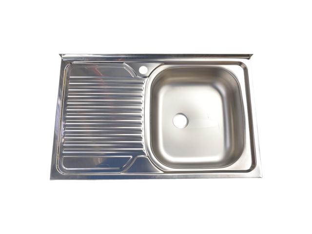 Chiuveta de bucatarie Doruq 1402, cuva pe dreapta, 50 x 80 cm, 0.4