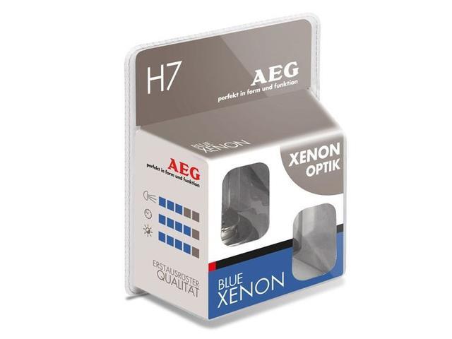 AEG 2X BLUE XENON OPTIK H7