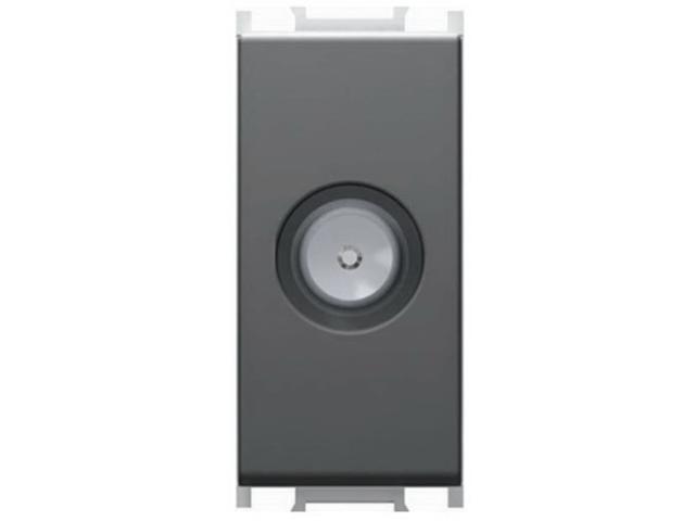 Priza TV-sat capat Modul, 1 m, negru