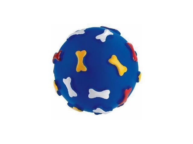 Jucarie minge cu oase Dog Toys 6.5 cm