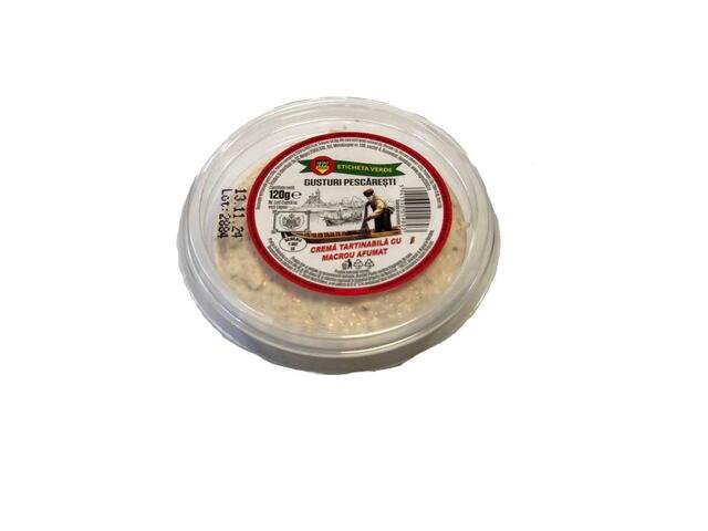 Crema Tartinabila Cu Somon Afumat 120G Gusturi Pescaresti