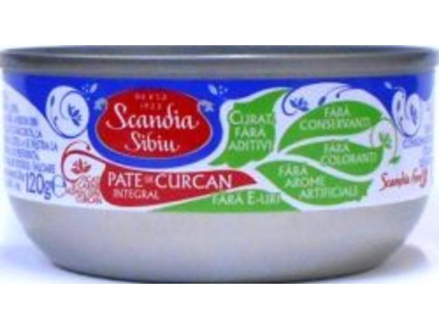 Scandia Sibiu pate cu ficat de curcan 120 g