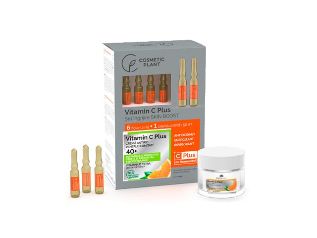 ESSENTIAL SET CADOU VIT C PLUS+SET INGRIJIRE SKIN BOOST 40+