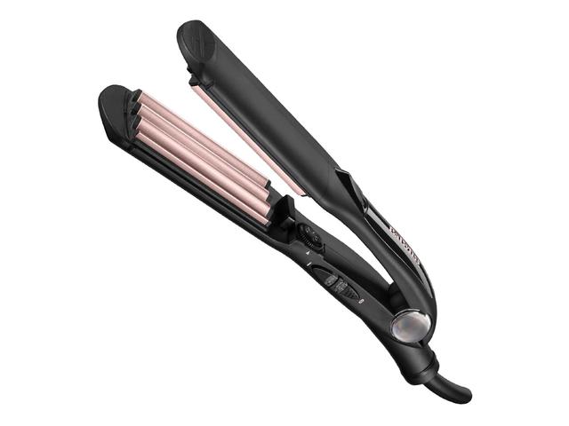 Placa Pentru Creponat Parul Babyliss 2165Ce, Trepte De Temperatura 10, 210 Grade, Negru