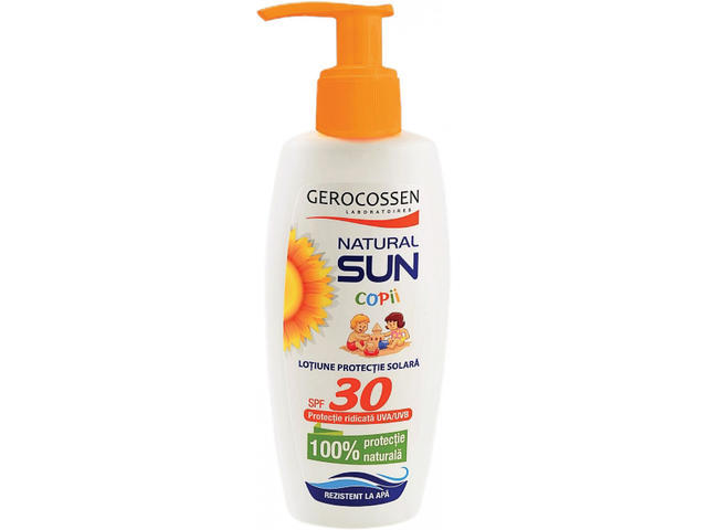 Lotiune protectie solara copii SPF30 Gerocossen Natural 200ML