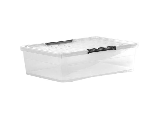 Cutie depozitare Sterk Tidy, 45 l, plastic, transparent