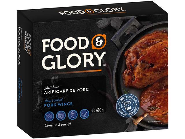 Aripioare Porc Gatit Lent 600G Food Glory