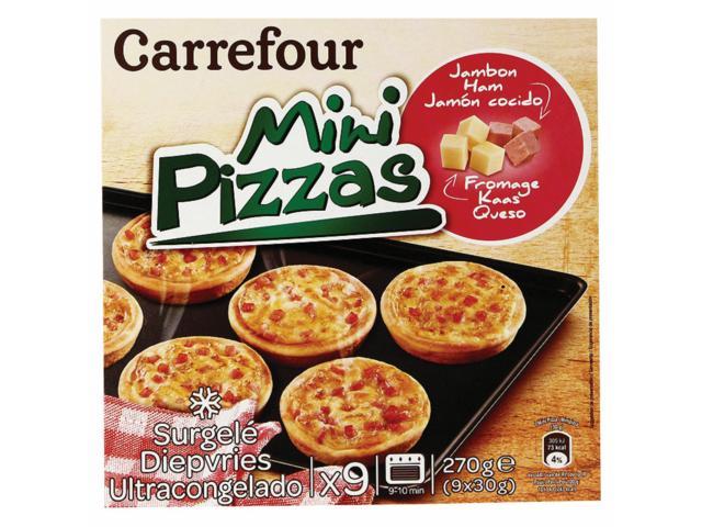 MINI PIZZA JAMBON&BR. 270G CRF