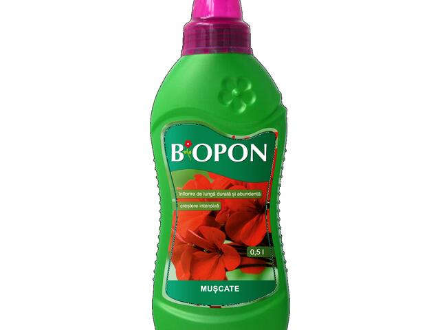 BIOPON ingrasamant pentru muscate/pelargonii 0,5l