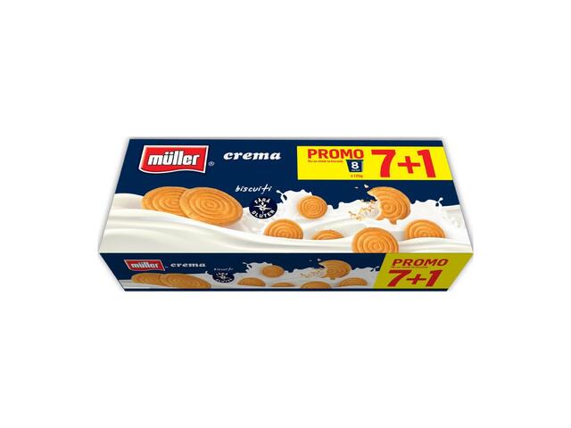 Crema Iaurt cu biscuiti Pachet 8x125g Muller