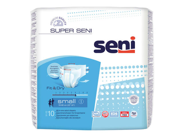 Seni Super Scutece Adulti Small 10buc