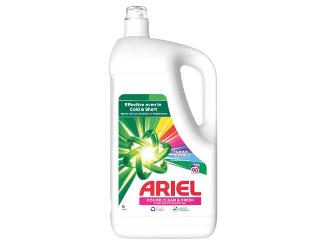 Detergent de rufe lichid Ariel Color Clean & Fresh, 90 spalari, 4.5L