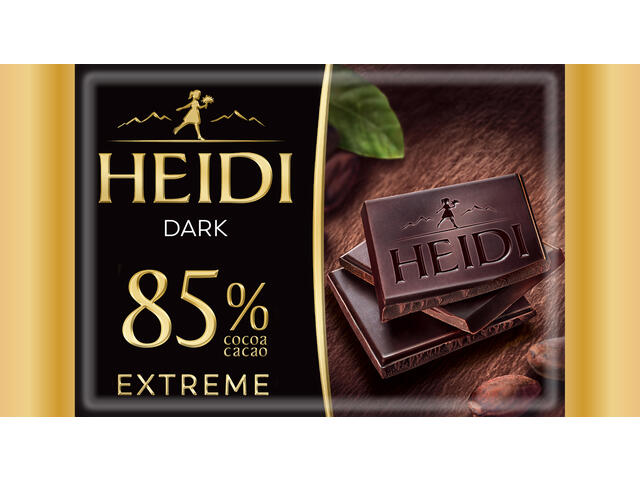 Ciocolata Heidi Dark Extreme 85% 27g