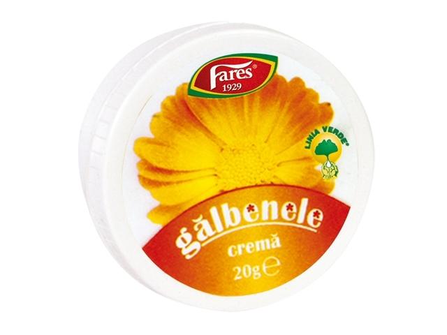 Crema galbenele 20g - FARES