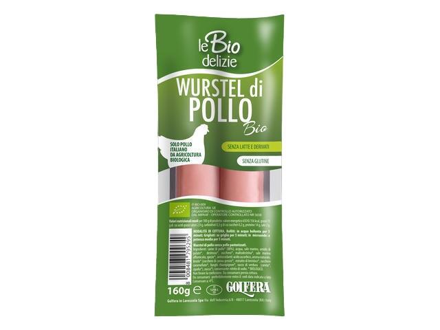 Golfera Bio crenvursti de pui 160 g