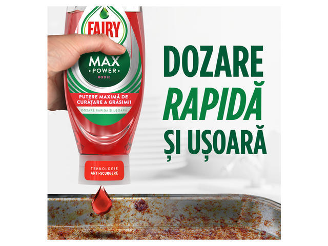 Detergent de vase Max Power Pomegranate 650ML Fairy