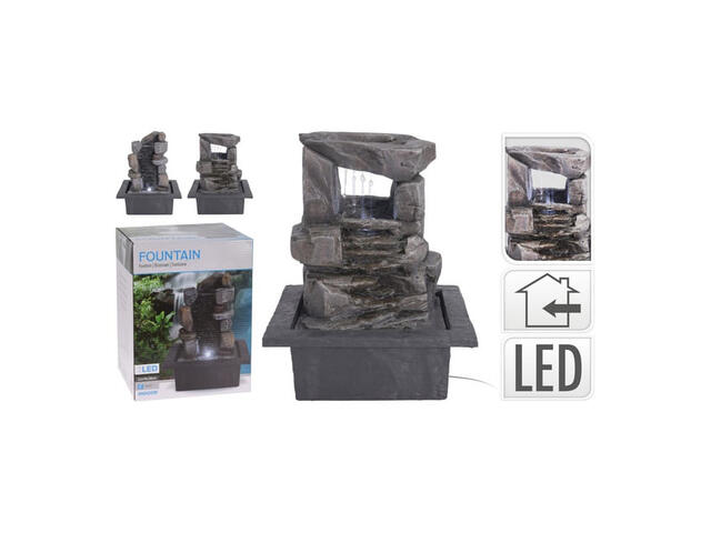 Decoratiune fantana atmosferica cu lumini led