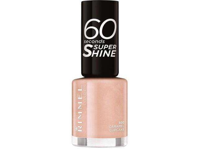 Rimmel London Lac de unghii 60 Seconds Shine 500 Caramel Cupcake