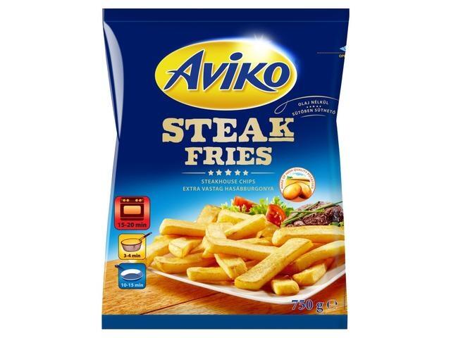 Aviko Cartofi steakhouse extra grosi 750 g