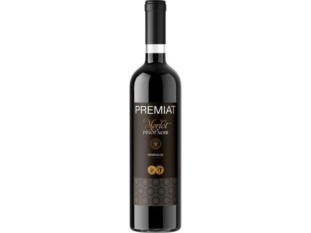 Premiat Merlot&Pinot Noir demidulce 0,75L