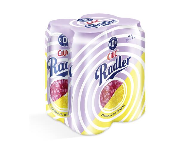 Ciuc Radler Zmeura&Lamaie 0% Doza 4X50CL