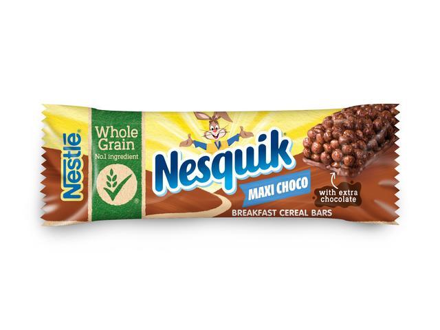 Nestle Nesquik Maxi Choco Baton de cereale pentru mic dejun 25g