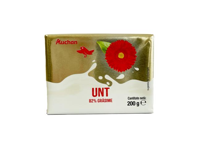 Unt Auchan, 82% grasime, 200 g