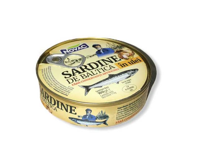 NOVAC SARDINA BALTICA 160GR ULEI