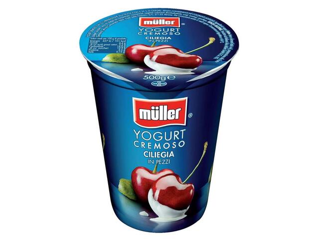 Muller iaurt cu bucati de cirese 500 g