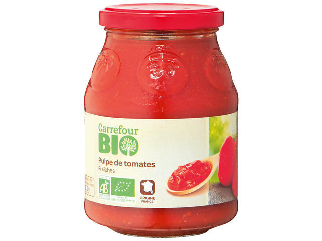 Pulpa de tomate 400 g Carrefour Bio