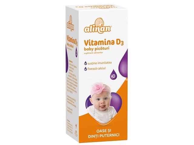 ALINAN BABY VITAMINA D3 SOLUTIE 10ML