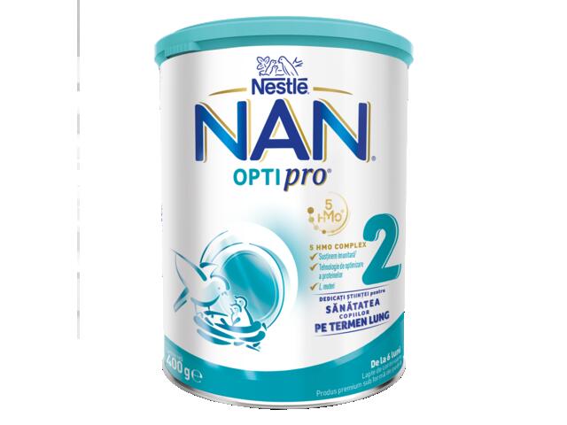 Formula De Lapte Praf Pentru Bebelusi, Nestle Nan Optipro 2, 6-12 Luni, 400 G