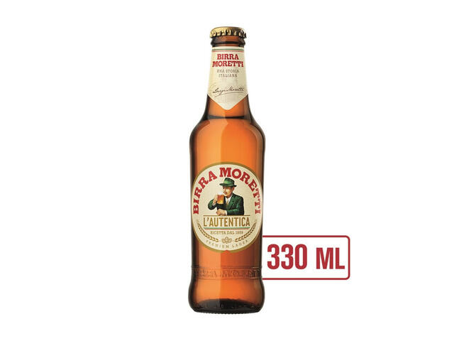 Bere blonda Birra Moretti, 0.33 l