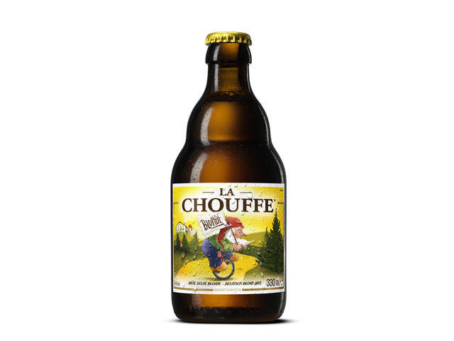 Bere blonda 8% alc. La Chouffe 0.33L