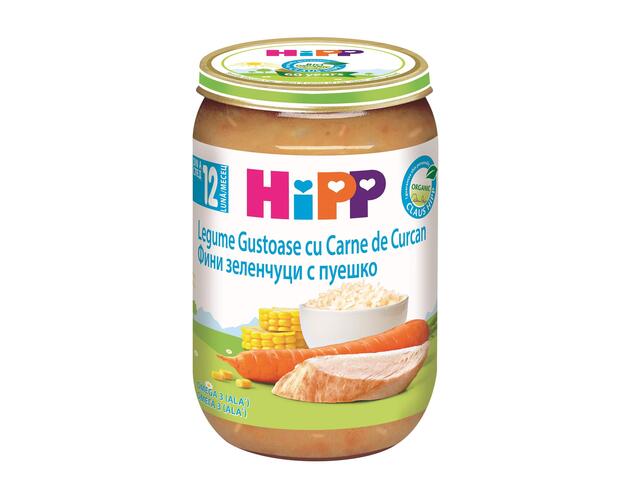 Hipp Bio meniu curcan cu legume 220 g