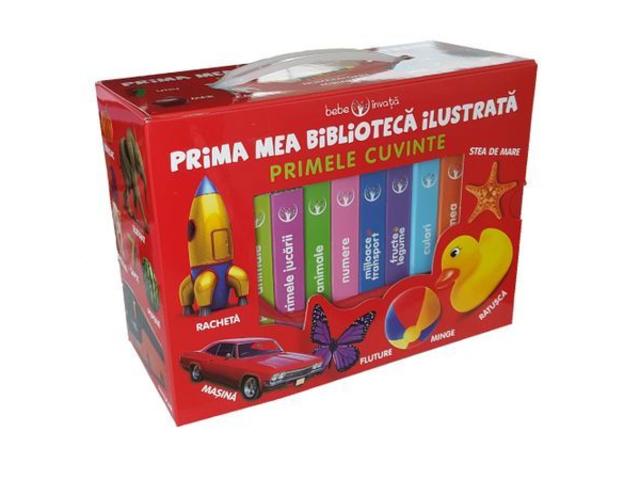 Cutie. Prima mea biblioteca ilustrata. Primele cuvinte. Bebe invata (8 carticele)